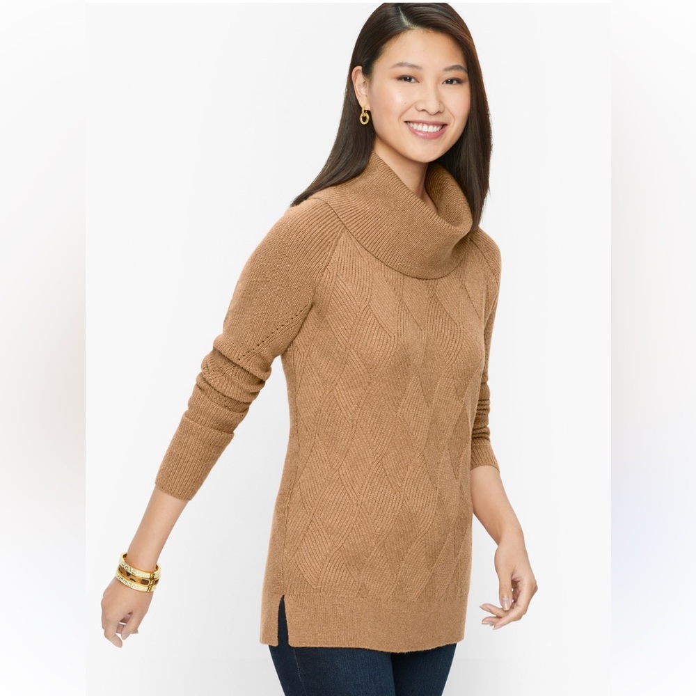 NWT. Talbots Cowl Neck Longsleeve Sweater